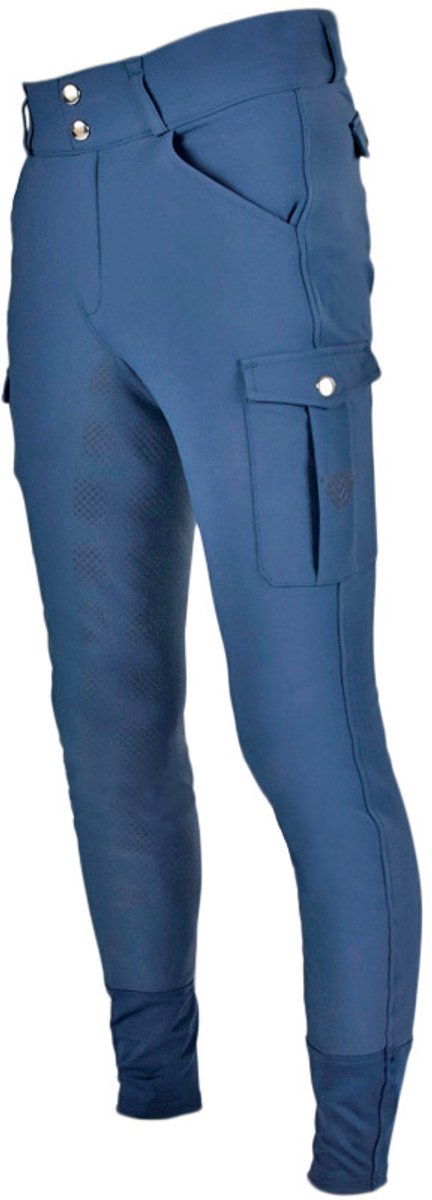 Paardrijbroek Vincere Cargo Full Grip - Cobalt Blue - 44 - Heren