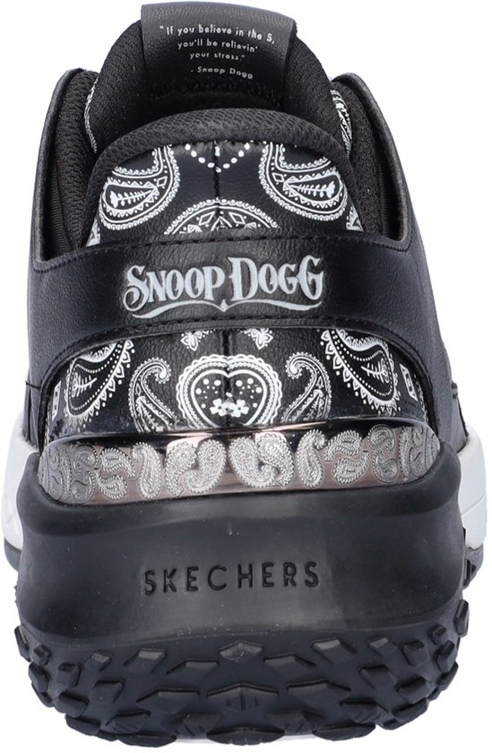 Baskets à enfiler Skechers SIZZLE SNOOP SIZZLE TOKE pour homme 251170 BLK