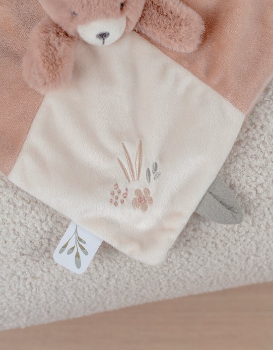 Noukie's - Knuffeldoekje - Tidou - Beer - Beige - 27cm op 27 cm van Noukie's — afbeelding 3