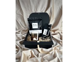 Cadeau Pakket - Gift Set - Sandwax Setje Wit - Kerst Pakket - 250G Kaars Zand / Kaarshouder / Elektrische Aansteker
