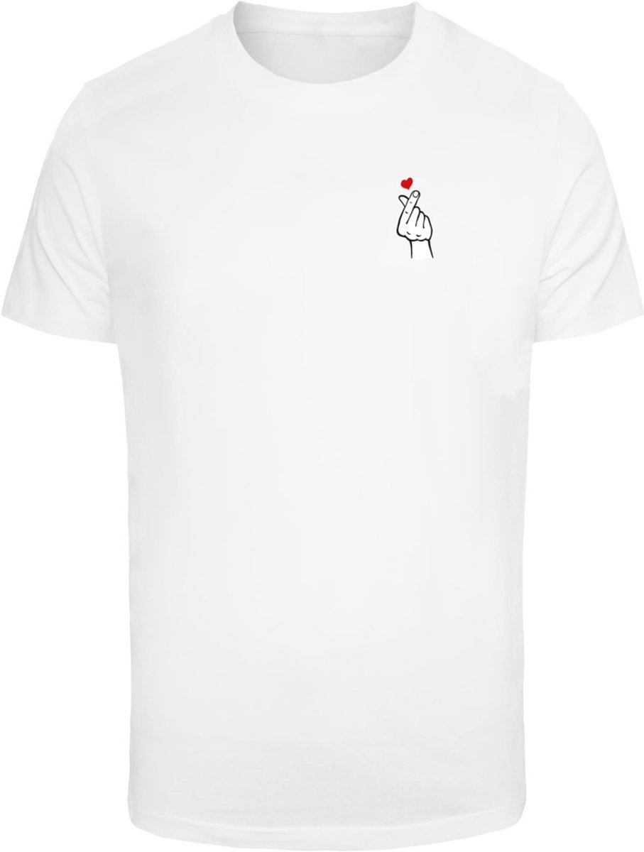 Mister Tee Love Sign T-shirt 2.0 Wit