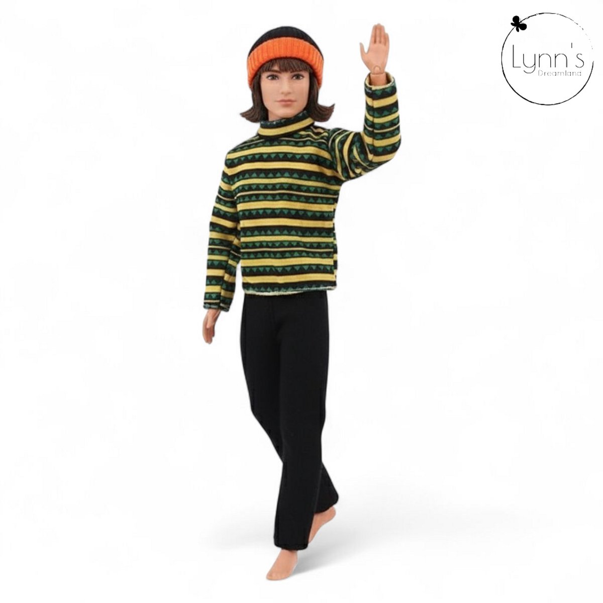 Lynn’s poppenkleertjes - Set ‘James’ - Geschikt voor modepop - Set van 5 outfits - Politie, sport, winter, zomer, lente, herfst - Cadeauzakje — afbeelding 8