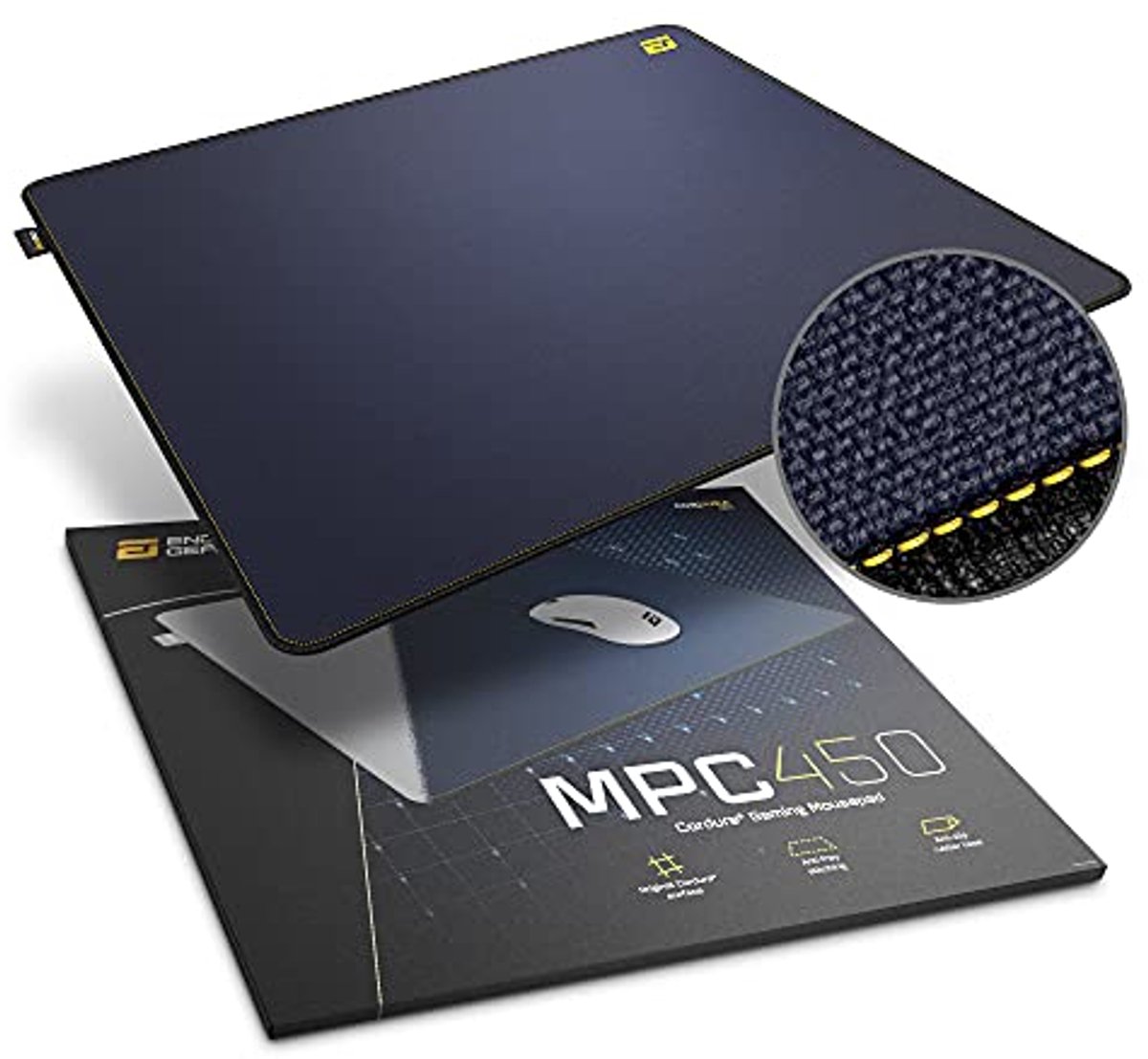 Gaming Muismat CORDURA Antislip Donkerblauw - 45x40 cm