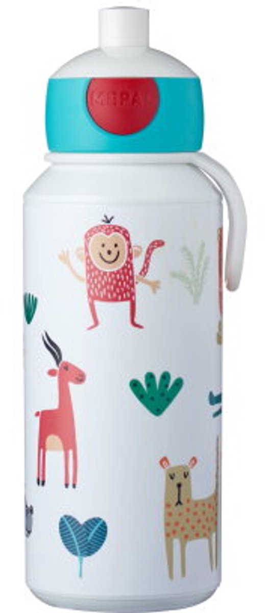 Rosti Mepal Drinkfles Pop-Up Dieren Vrienden 400 ml