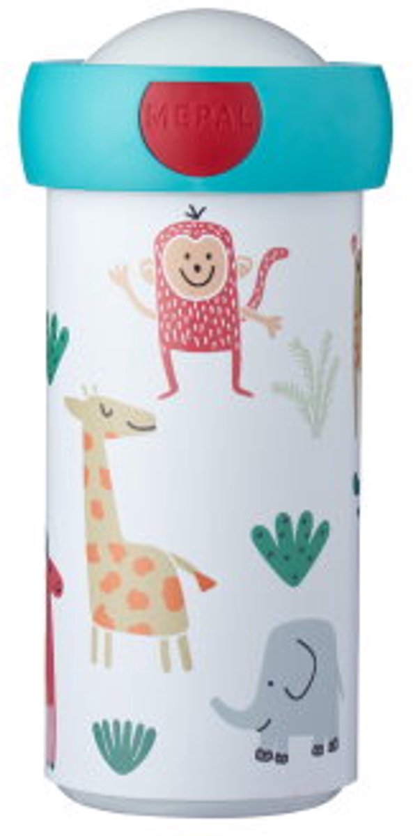 Mepal schoolbeker Campus – 300 ml – Sluit goed af – Drinkbeker voor kinderen – Animal Friends