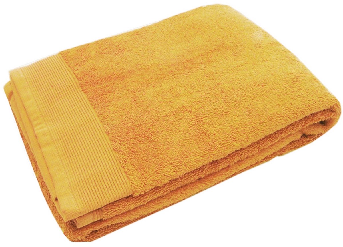 Blanc des Vosges Luxe Badlaken Uni - curry - 70x140 cm - 100% microkatoen - 600 g/m²