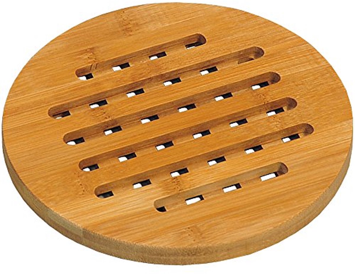 Bamboe Onderzetter 19 cm - Bruin