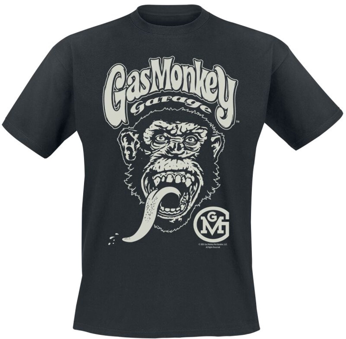 Gas Monkey Garage Big Brand Logo Heren T-shirt - zwart - XXL