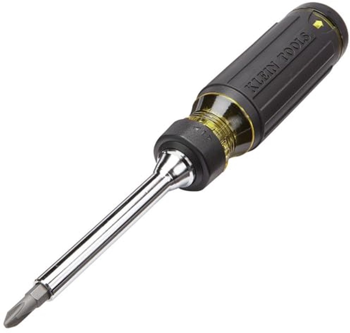 Multi-bit ratel schroevendraaier 15-in-1 met kruiskoppen, sleuf, vierkant en Torx bits