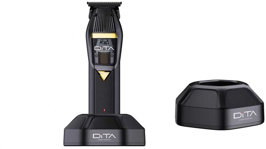 Dita Pro 4 Artists Trimmer -Vector Instinct Motor - Gold / Black Trimmer - Baard & Haar Trimmer - Draadloos & Oplaadbaar - Kapper trimmer - Professional trimmer - Mannen Trimmer
