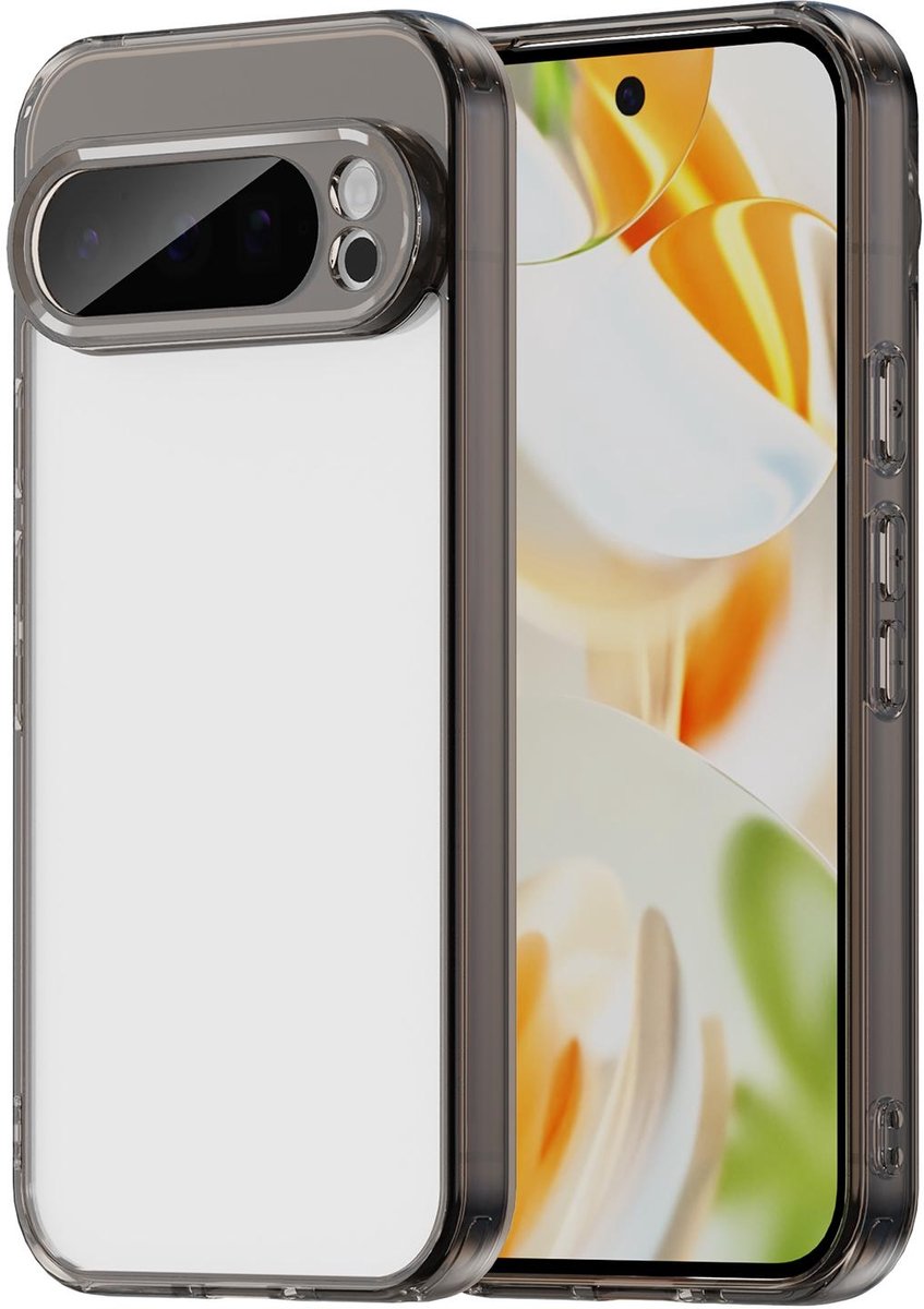 Hoesje geschikt voor Google Pixel 9 Pro - Phonesta HybridAir Back Cover - Zwart