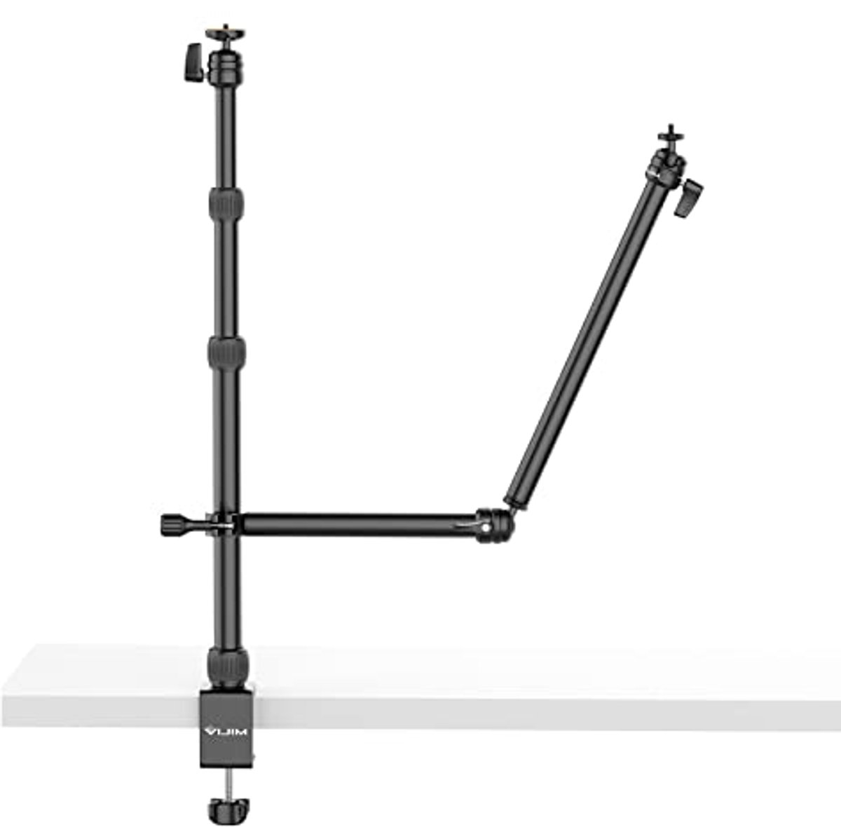 Verstelbare Camera Bureau Mount met 360° Hoofd en Telefoonhouder
