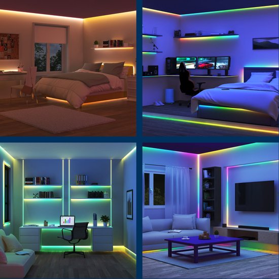 WiZ LED strip - 5 meter - RGB - Makkelijke installatie