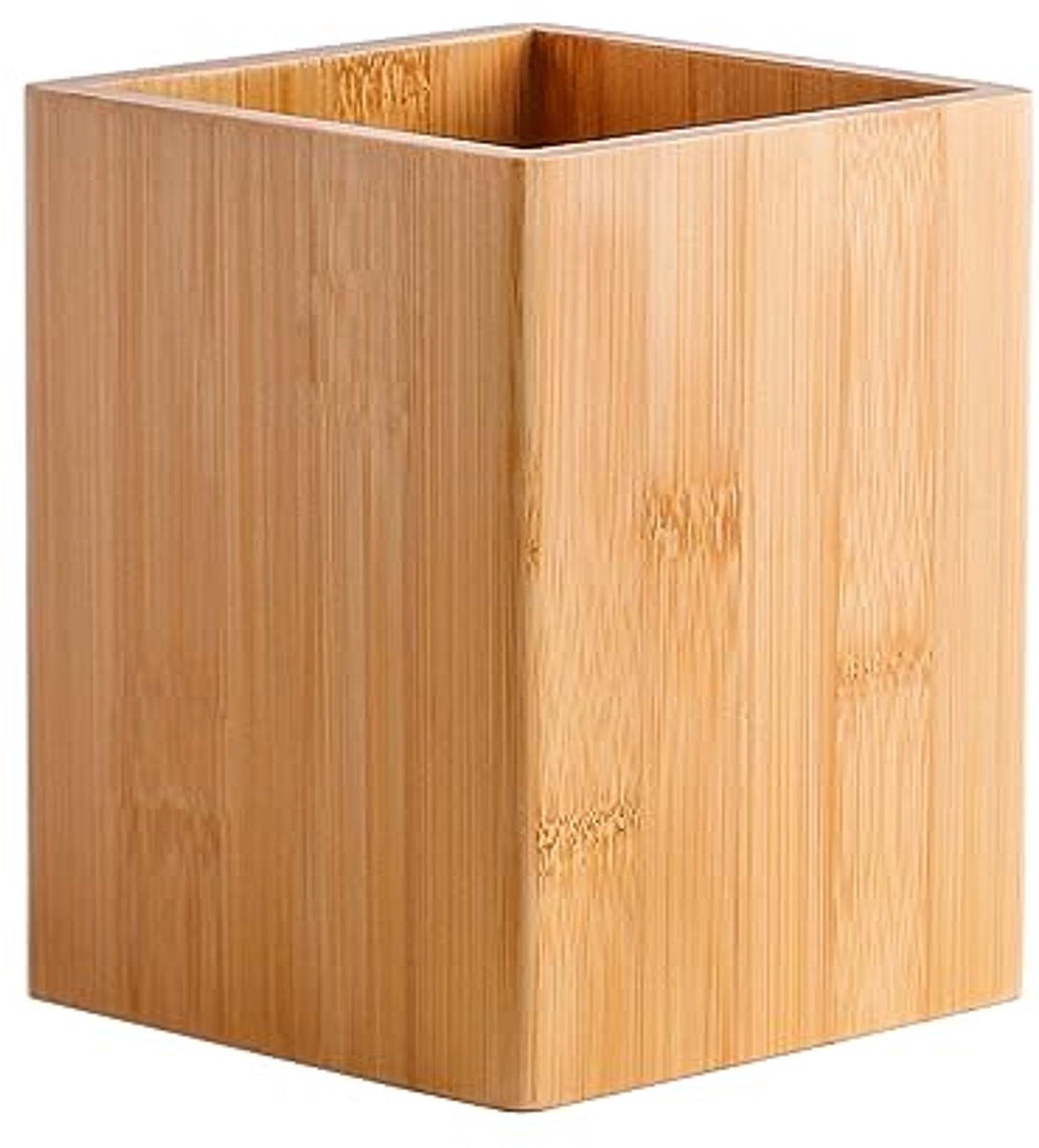Houten Bamboe Keukengereedschaphouder - Modern Kookgerei Organizer Voor Aanrecht