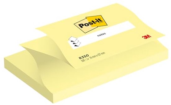 Gele Note Z-notes Gele Notities 12 Blokken van 100 Vel (127 x 76 mm) | bol