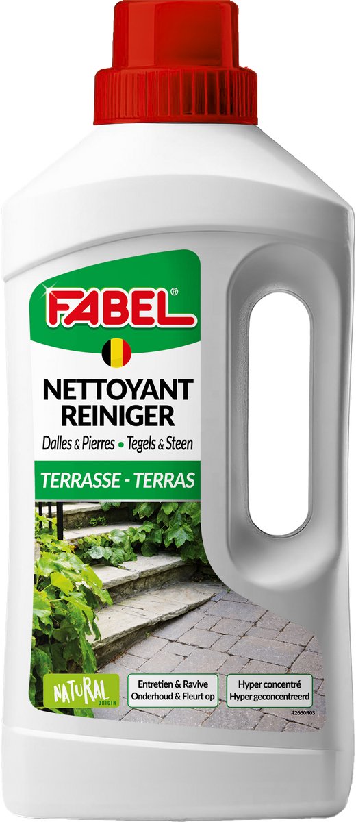 Fabel - Tegel- & steenreiniger - Terrassen & buitenvloeren - 1L