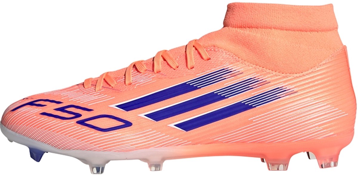 adidas Performance F50 League Mid Firm/Multi-Ground Voetbalschoenen - Unisex - Oranje