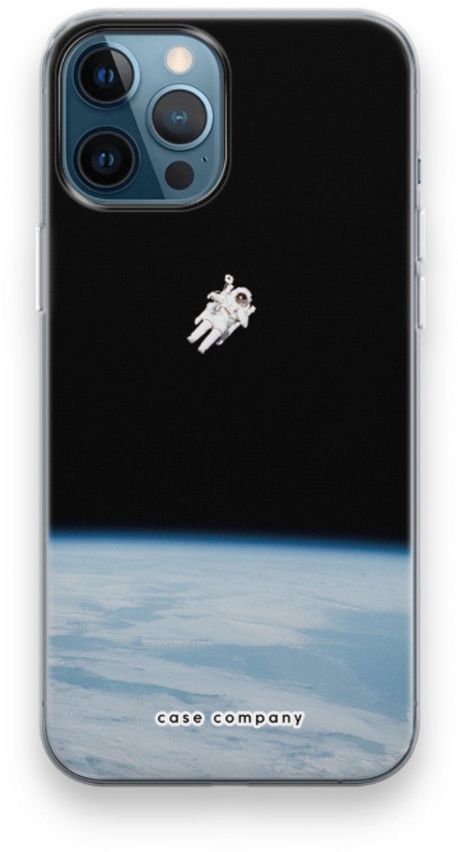 Case Company® - Hoesje geschikt voor iPhone 12 Pro hoesje - Alone in Space - Soft Cover Telefoonhoesje - Bescherming aan alle Kanten en Schermrand