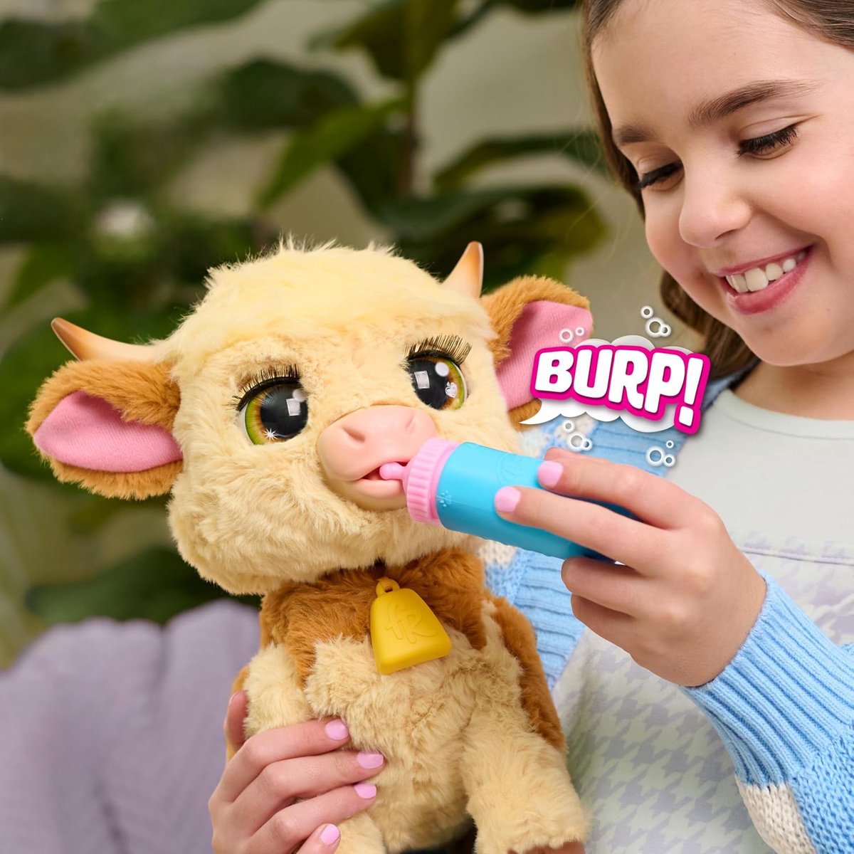 FurReal Maggie de Koe - Interactieve pluchen Knuffel — afbeelding 8