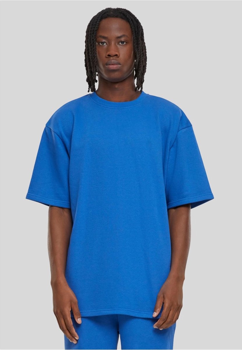 Urban Classics Light Terry Crew Heren T-shirt L Blauw