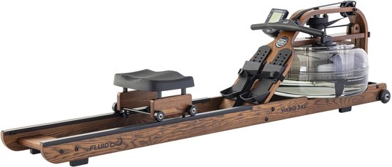 Fluid Rower Viking 3 XL Roeitrainer Waterweerstand Walnoot - Fluid - €2.139,00