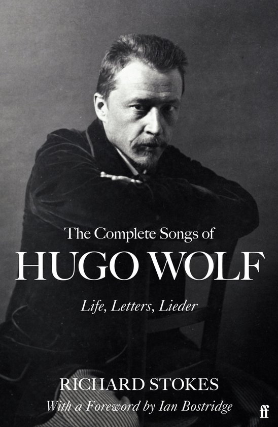 Portret van Hugo Wolf op de voorkant van het boek "The Complete Songs of Hugo Wolf: Life, Letters, Lieder".