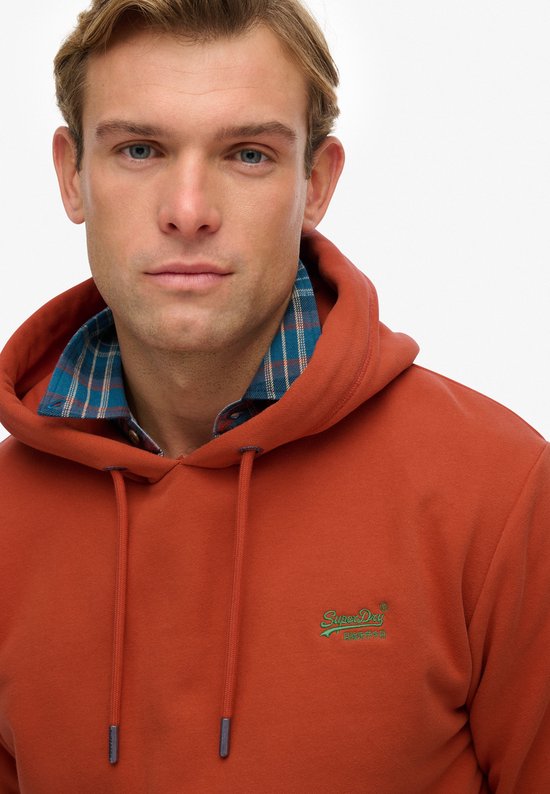 Sweat à capuche Superdry Essential Logo Hb M2014404a - Marron glacé automnal - Taille M