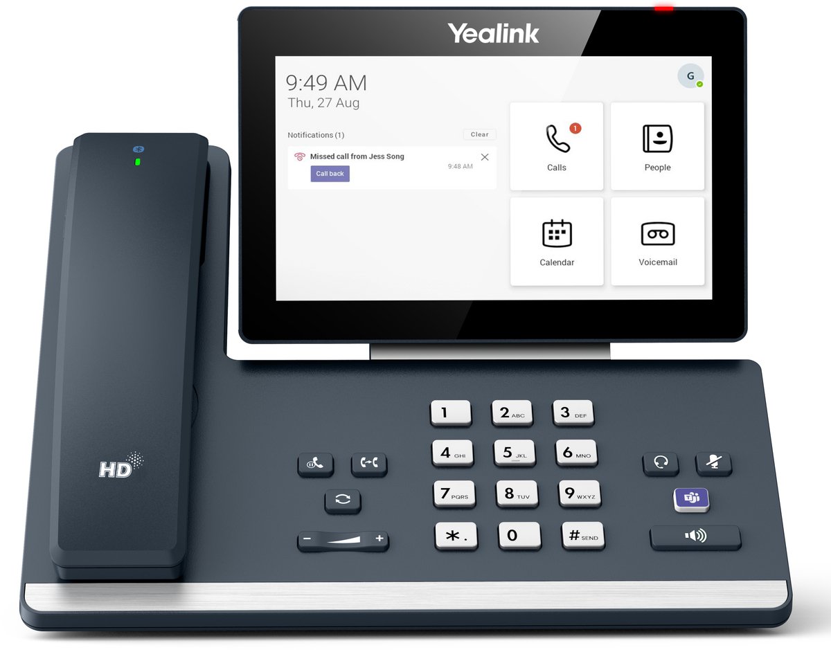 7" Touch LCD 1024 x 600, 2x RJ-45, 2x USB, 2x RJ9, 1x USB-C, WLAN 2.4/5 GHz, Android 13.0
