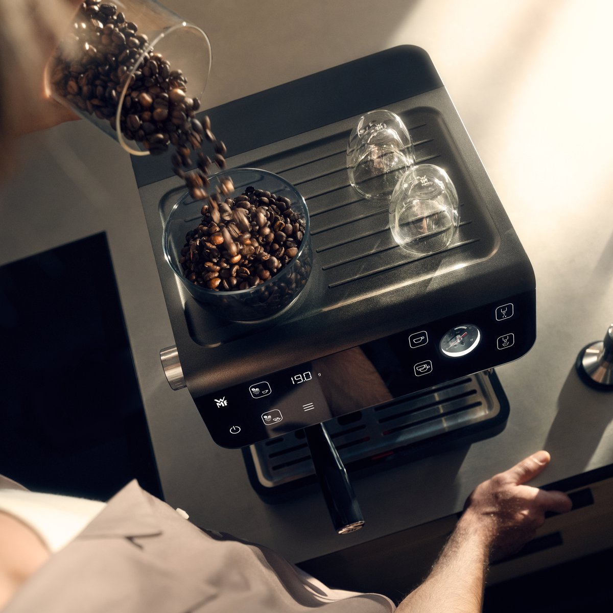 WMF Espresso Pro - Pistonmachine - RVS - 15 Bar - afbeelding 3