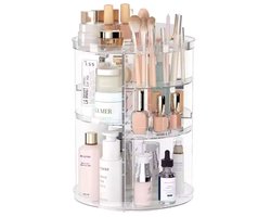 Make Up Organizer - Skincare Organizer - 360° Draaibaar - Transparant - Cosmetica Organizer - Beauty en Parfum Organizer