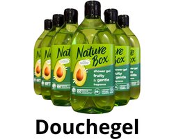 Nature Box Avocado Vegan Douchegel 6 x 385ml - Grootverpakking