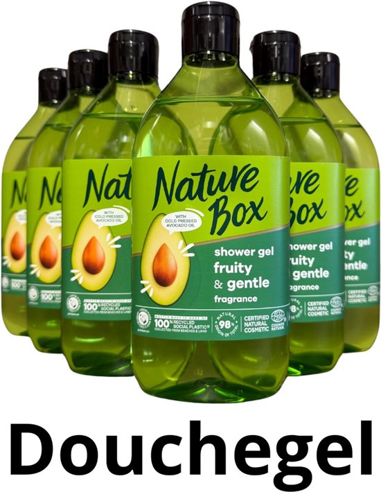 Nature Box Avocado Vegan Douchegel Grootverpakking