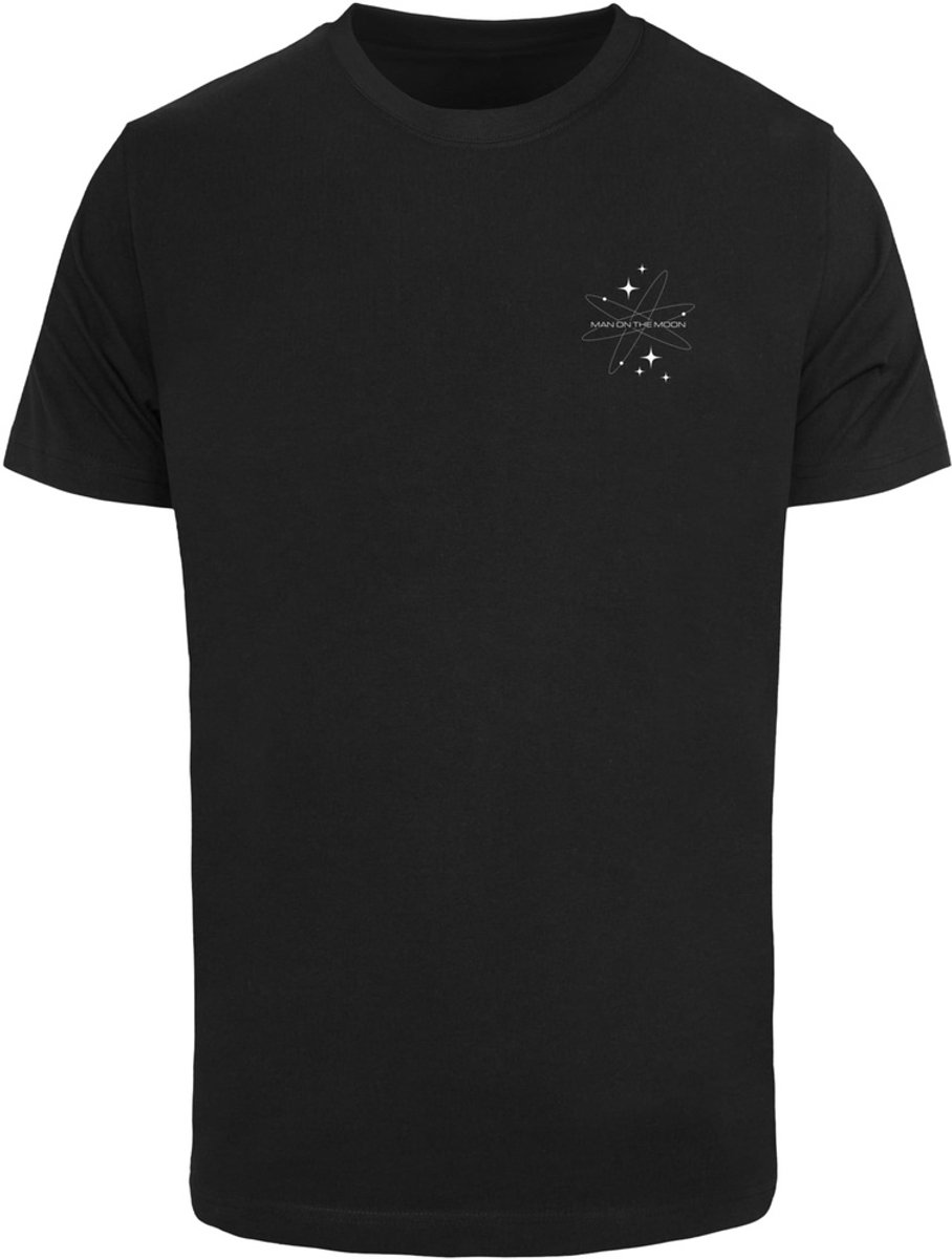 Mister Tee Man On The Moon Heren T-shirt 4XL Zwart
