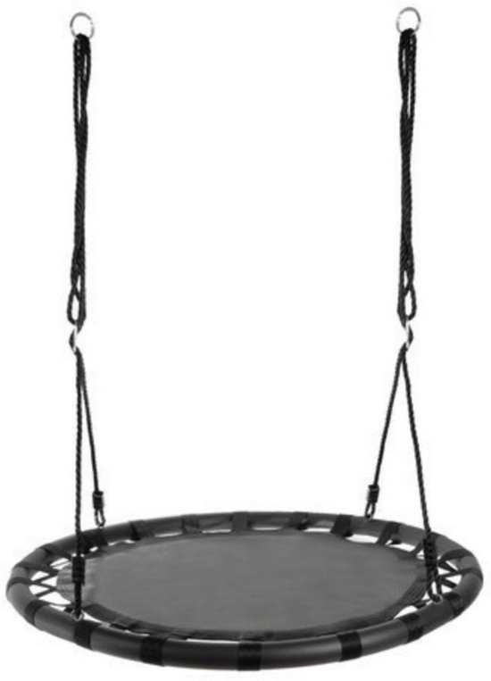 HMWR Nestschommel Zwart - 100 cm - Kinderschommel