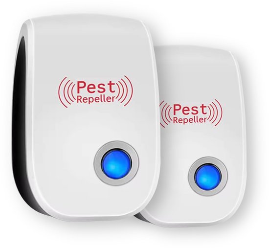 2PACK: Ultrasone Muggenverjager - Muggenstekker- Ultrasone - Pest Control - Ongediertebestrijding - Elektrisch & Diervriendelijk