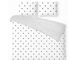Vtwonen - Striped Love dekbedovertrek - Lits-Jumeaux - 24...