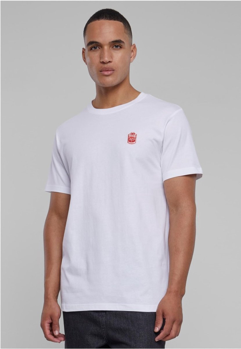 Mister Tee Have A Drink EMB Heren T-shirt XS Wit