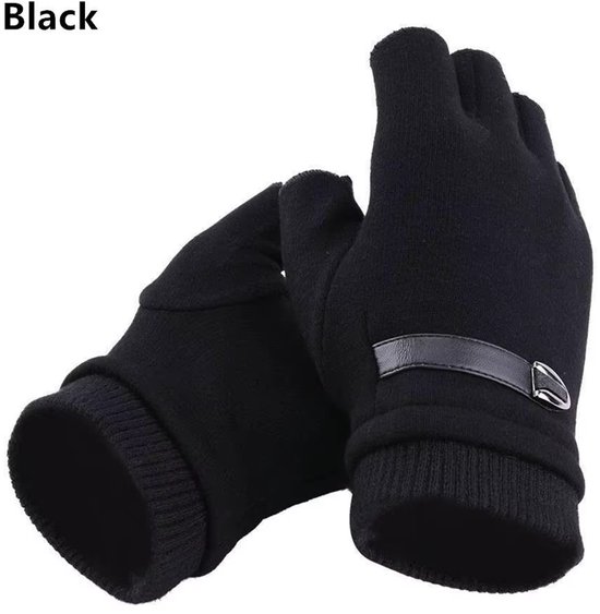 DOVAVA Vingerloze Handschoenen Heren Dames, Winter Handschoenen Touchscreen, Thermische Halve Vinger Gebreide Handschoenen met Zachte Voering voor DOVAVA Vingerloze Handschoenen Heren Dames, Winter Handschoenen Touchscreen, Thermische Halve Vinger Gebreide Handschoenen met Zachte Voering voor