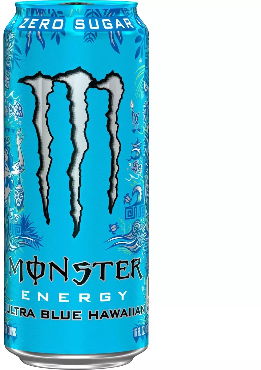 Monster - Ultra Blue Hawaiian - USA - 24 x 0,473L blik
