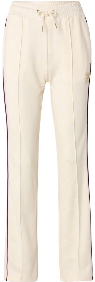 Fila Damen Trainingshose Lamim Track Pants FAW1000 Antique F-Box Monogram AOP Wit