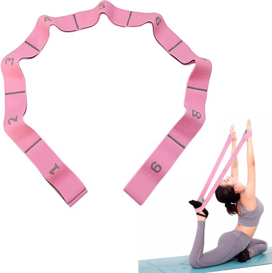 Elastische weerstandsbanden, elastische fitnessbanden en yoga-banden, stretchband, elastische band