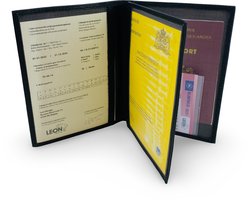 Autopapieren mapje - Portefeuille heren - Paspoort hoesje - Portefeuille dames - Kentekenbewijs mapje - Autopapieren hoes - Documentenmap a6 - Mapje - Autopapieren hoes kentekenbewijs - Cadeau - Kado - Sale - Mapje autopapieren - a6 map - A6 - Sale