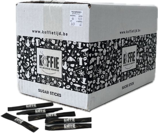 Koffietijd Suikersticks 1000 x 4gr