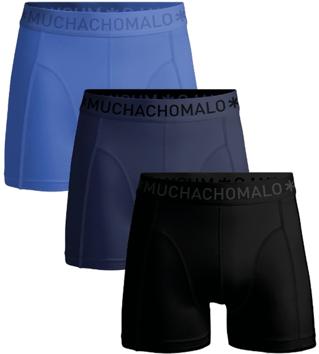 Muchachomalo Heren Boxershorts - 3 Pack - Maat XL - 95% Katoen - Mannen Onderbroeken