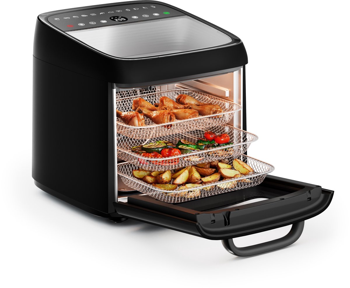 Princess Heteluchtfriteuse - Airfryer Oven Vision - 182288 - 12,6L capaciteit - 1800W - 12 Bakprogramma's - PFAS-Vrij — afbeelding 2