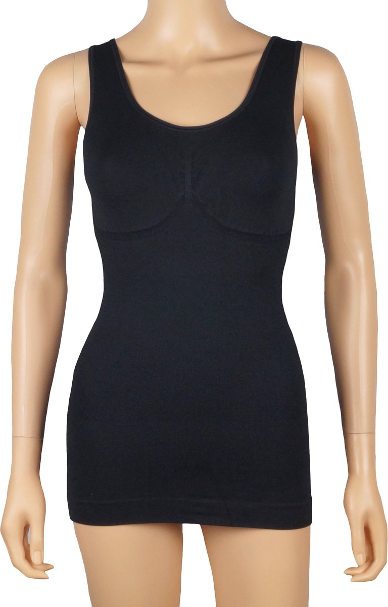 Dames corrigerende top 6408 J&C Zwart - maat L/XL