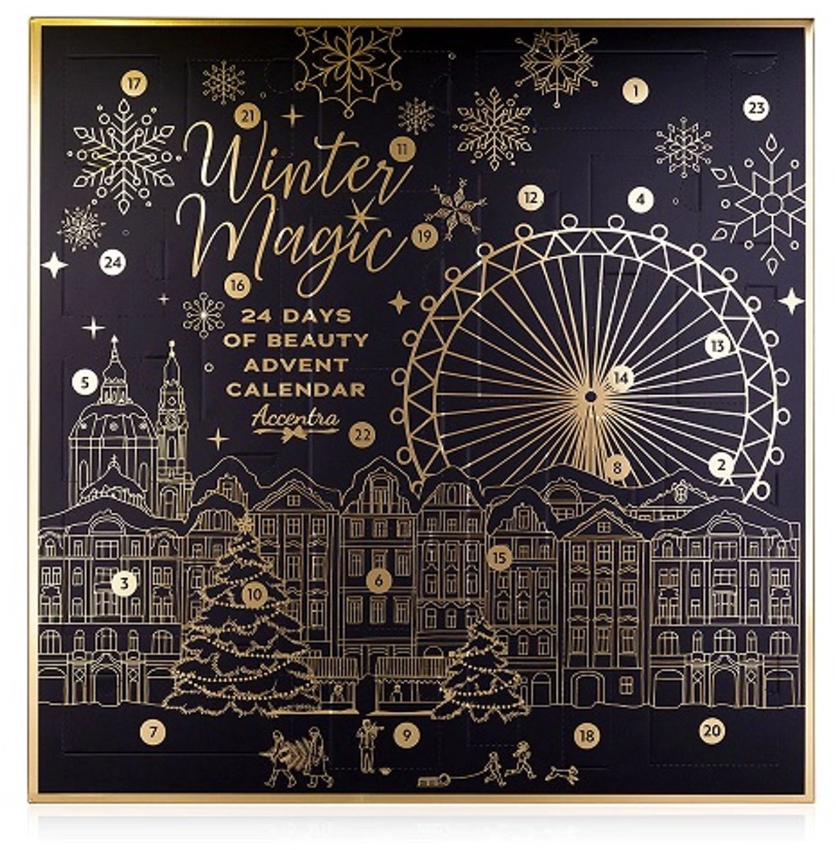 Adventskalender 2025 - winter magic - bad en body - beauty - advent kalender - wellness - 40 x 4,8 x 40 cm – foto 5