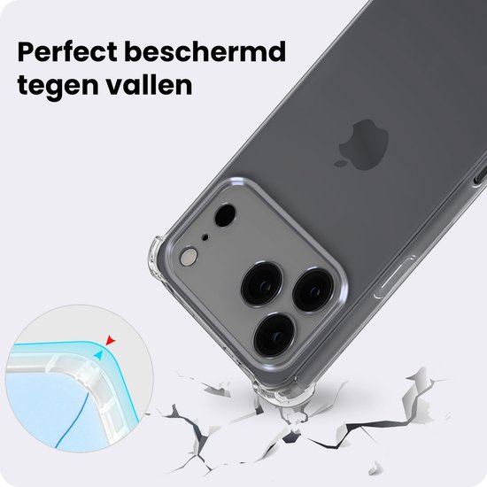 Coque iPhone 17 Pro en Siliconen iPhone - Transparente