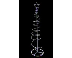 Luca Lighting Spiral boom wit , multicolour 70LED (in tube) IP44 - H300 x D63cm, 8 functies, Timer