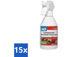 15 x HG Leerreiniger 300 ml - Leer Reinigen - Leer Voeden - Leer Verzorging - Leer Schoonmaken - Leer Behandelen
